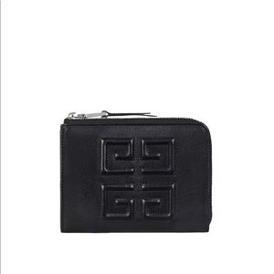 GIVENCHY Medium Emblem Zip Wallet